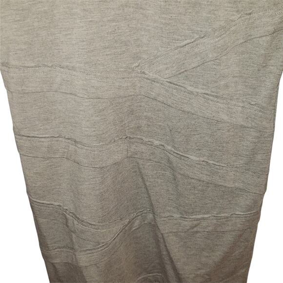 90s Wet Seal riveted long sleeve top women's size small gray wrap bandage - Picture 3 of 9